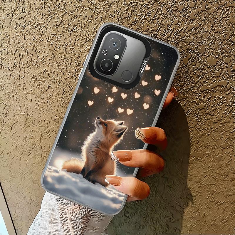 Cartoon Fox Animal Shockproof Phone Case for Xiaomi Poco X7 X6 X5 X3 Pro F7 Ultra M8 Redmi 15C 15 14C 13C 12C 10C 13 12 10