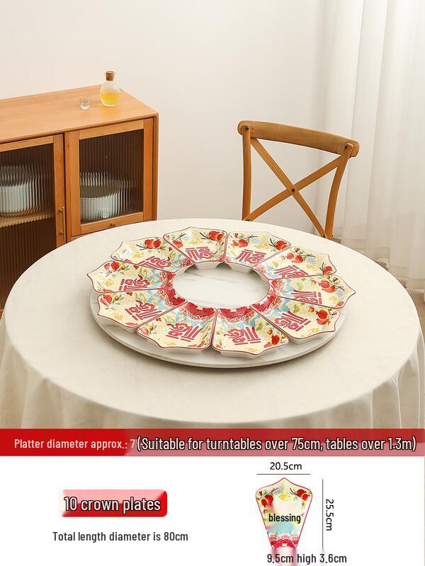 Naijiang Ceramic Family Platter Dinnerware Set