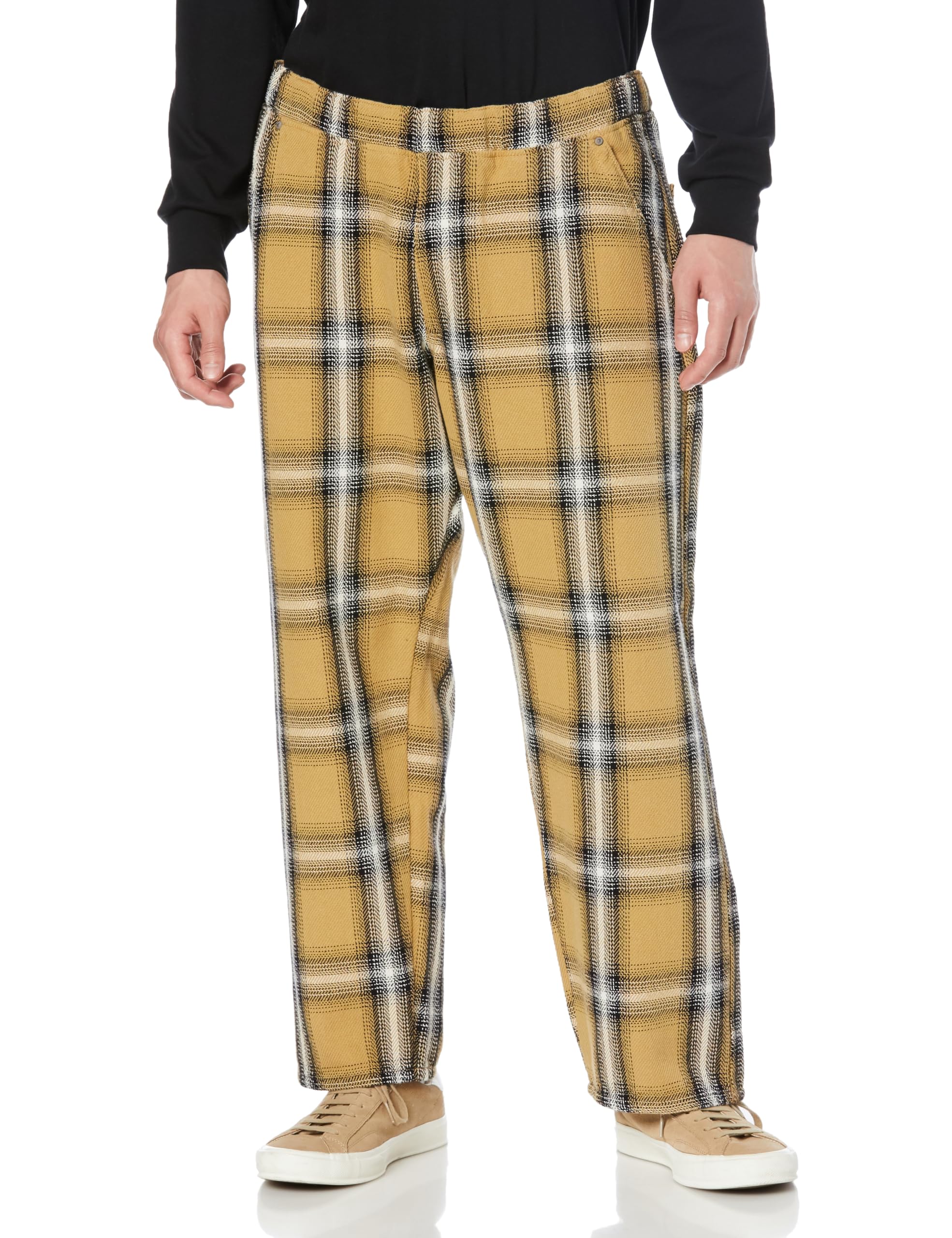 

Lee Fleeasy Свободные желтые брюки омбре, Посадка, Осень/Зима,