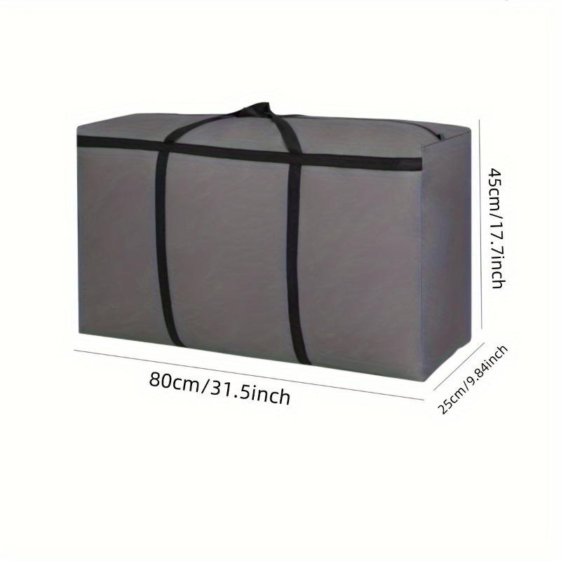 2-Pack Heavy Duty Moving Bags with Handles&Zippers - Extra Large,Durable Polyester Storage for Clothes,College Dorm Move&Storage