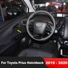 Car Ide Inner Door Handle Bowl Cover Trim For Toyota Prius   Hatchback Carbon Fiber Interior Mouldings Accessories
