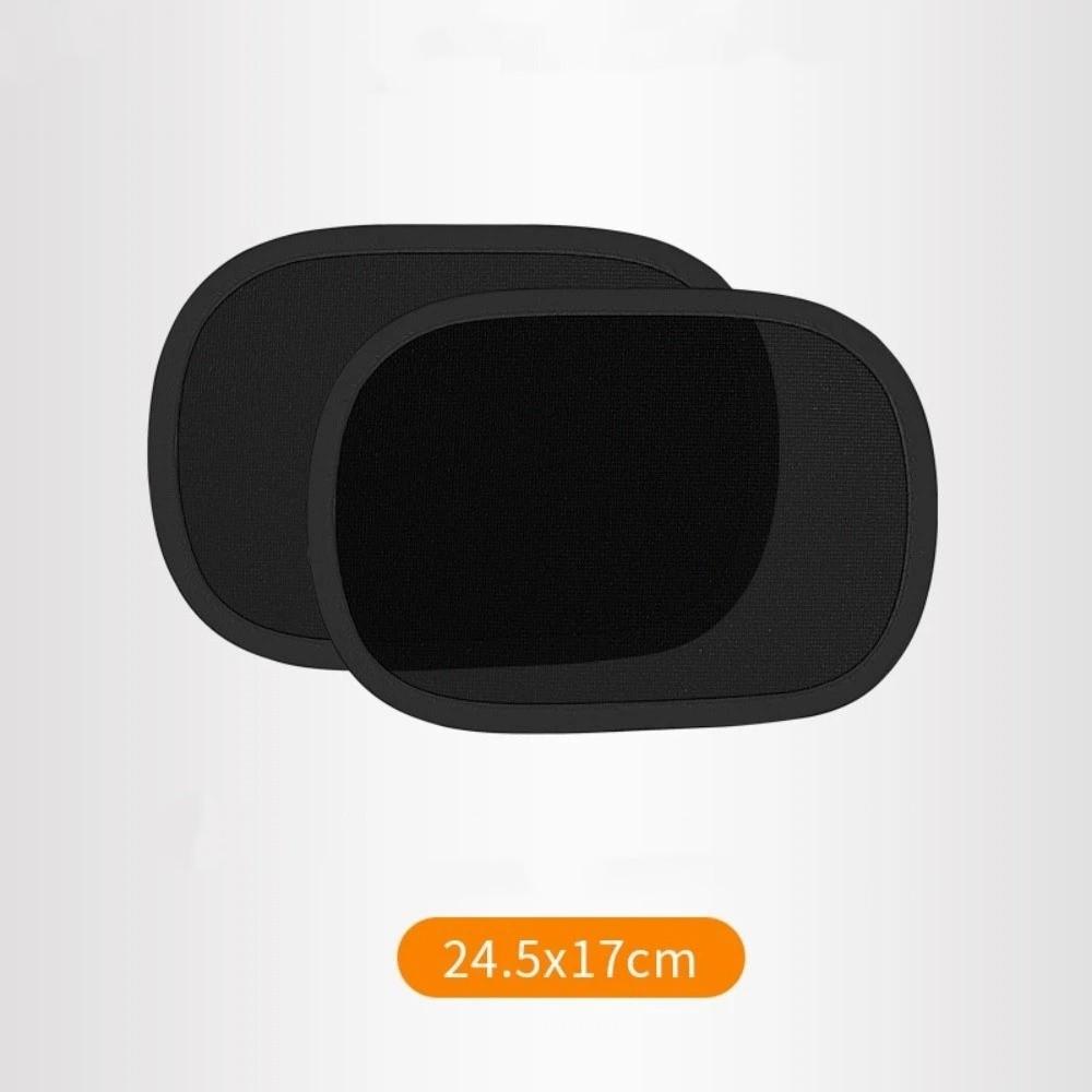 2pcs Sun Protection Sunshade Cover Anti-static Film Side Window Sun Cover Car Sunshade  summer S