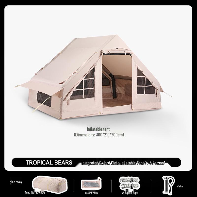 Arctic Wolf Stormproof Inflatable Camping Tent Set