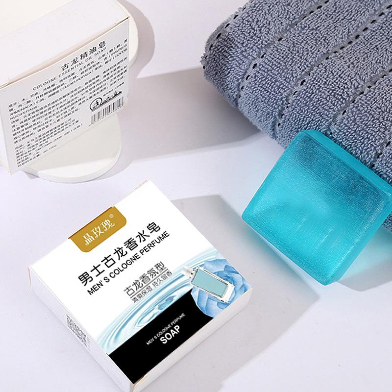 Genuine Men's Handmade Essential Oil Bath & Shower Cologne Soap and Face Wash Souvenir.