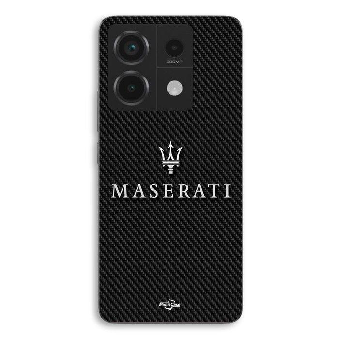 Coque de téléphone - MANIACASE - Xiaomi Redmi Note 13 Pro 5G - Silicone TPU - Souple - Maserati Carbonne