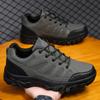 Breathable Mesh Outdoor Mountaineering Shoes, Wear-Resistant Rubber Sole, Large Size, Men's Casual Cross-Border Shoes.