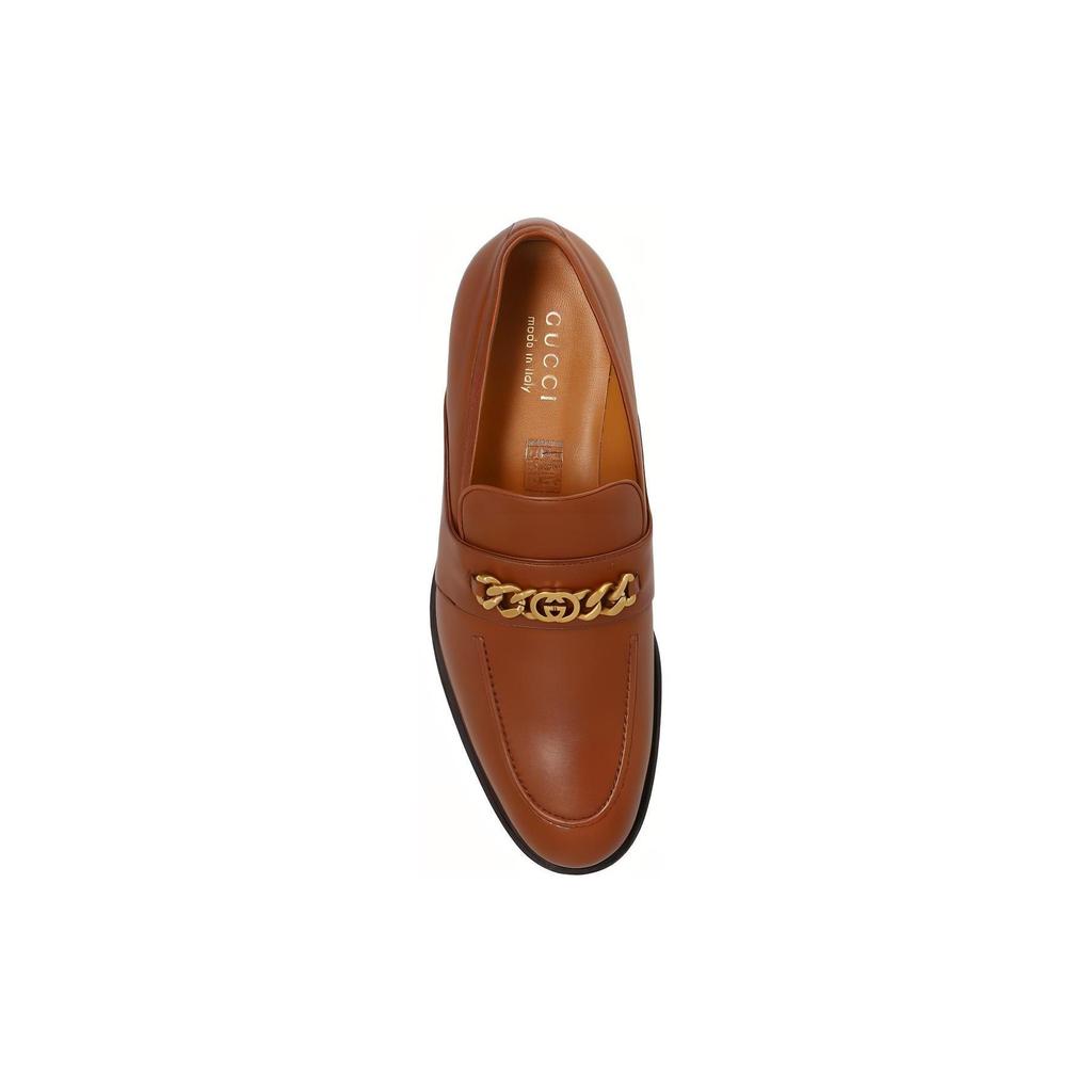 Gucci Loafer 'Interlocking G Chain - Brown' 746684 AABUV 2535