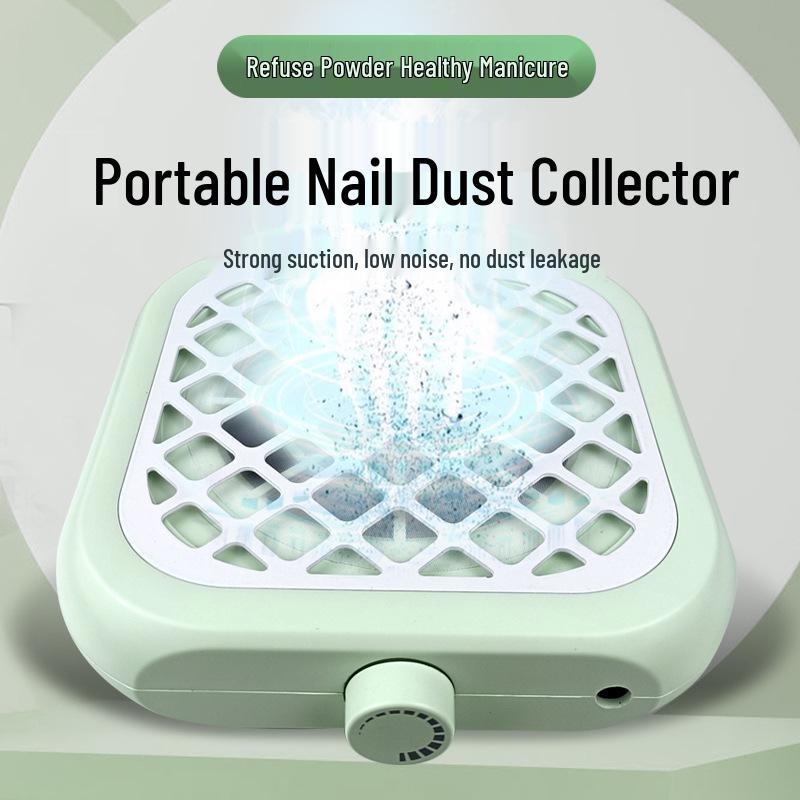 

Nail Salon Silent High-Suction Dust Collector for Gel Polish Removal зелений
