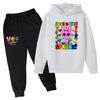 Kids' Hoodie and Pants Set for Boys and Girls - Anime Character Sweatshirt, Spring and Autumn Kids' Outfit