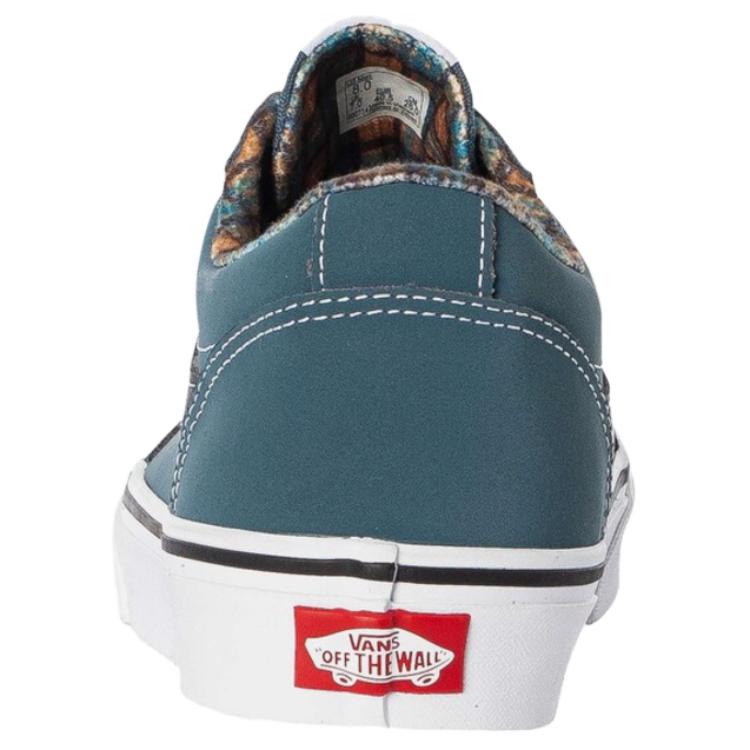 New Vans Ward Low Top Skateboard Shoes Men's Blue VN000CXWY6Z