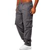 Men's 2025 Casual Loose Straight Cargo Pants for Outdoor Sports & Running