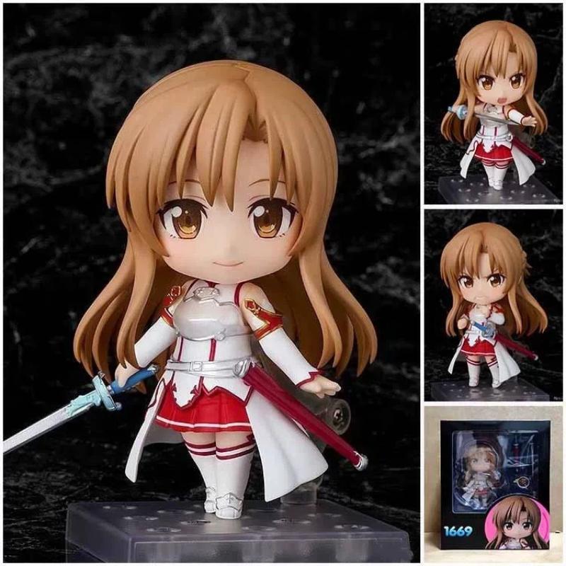 Auf Lager Nendoroid 1669 Sword Art Online Asuna 2.0 Special Bonus Version PVC Figur Sammlerstück Anime Ornament Überraschungsgeschenk