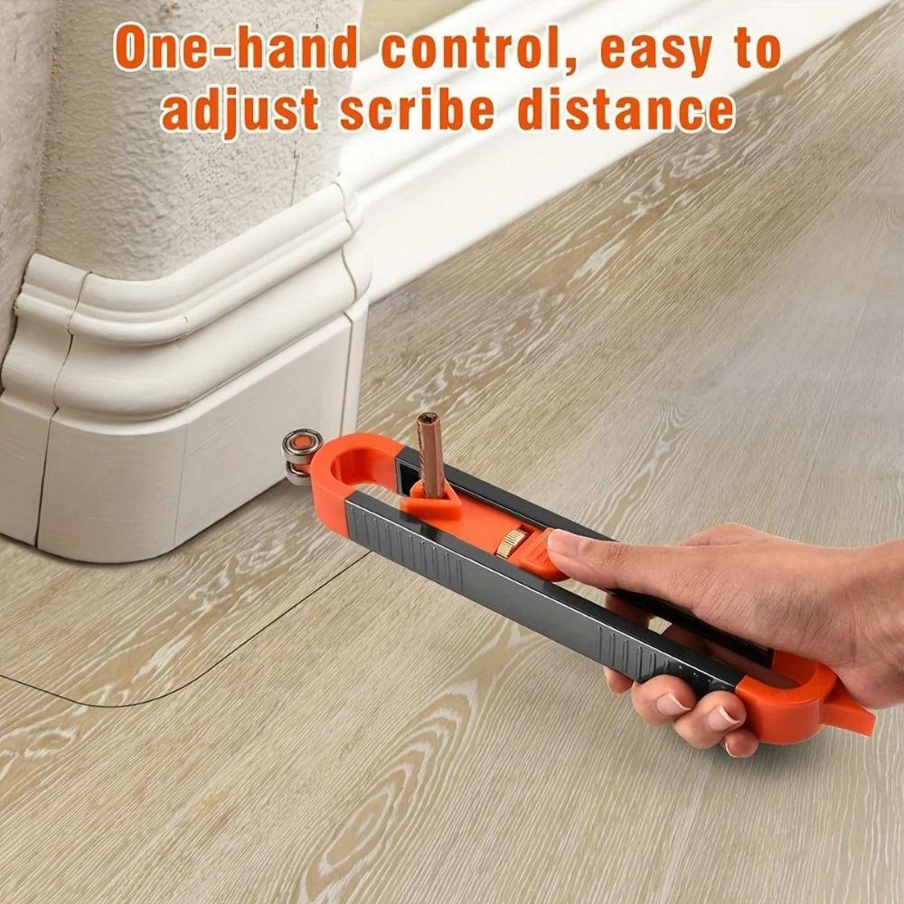 Adjustable Locking Profile Scribing Ruler Woodworking Measuring Gauge  Irregular Shape Measurement