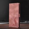 Quill Pen Embossed Pattern Flip Card Design Wallet Case for TCL 40 XL/40R/40X/40SE.TCL 403/405/406/408 (8-Color)