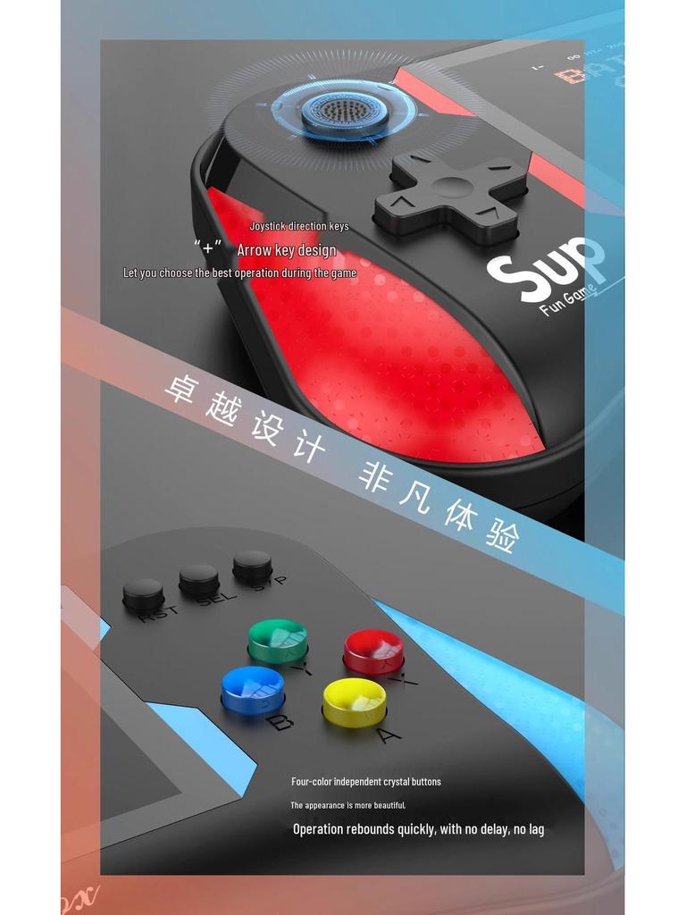 X7M Handheld Retro Game Console - Nostalgic Classic Mini Toy for Kids