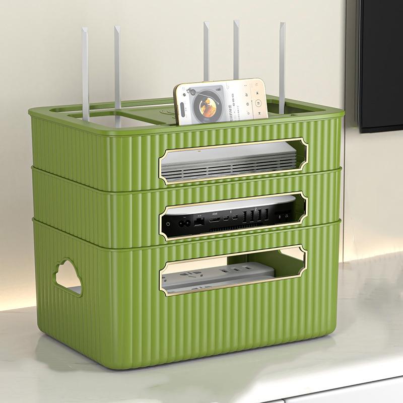 Wifi Router Organizer TV Set-top Box Shelves Socket Wire Organizing Wireless Optical Cat Placement