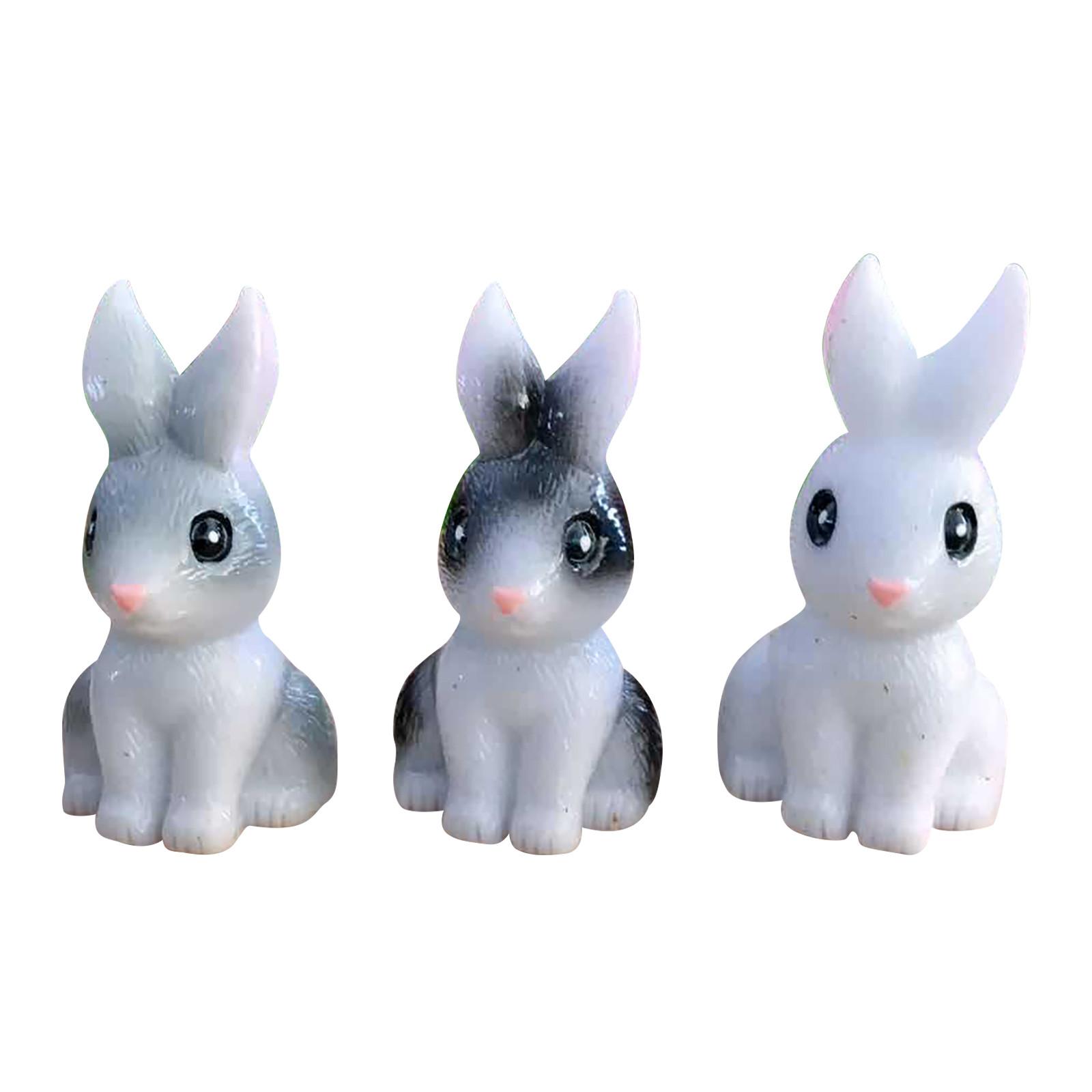 

(SU)Украшение в виде куклы-кролика Украшение торта в виде микросуккулентов для садоводства