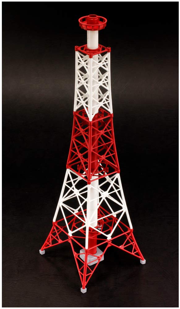 Biroul Primului Ministru Seria Zonă Industrială Coș de Fum Înălțime Totală 280mm Model din Plastic PP081 Aprox.. Non-scale