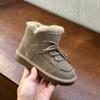 Winter new plush and thick warm children's snow boots
