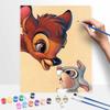 Disney Oil Painting Kit Canvas Bambi and Thumper DIY Home Decor Gift