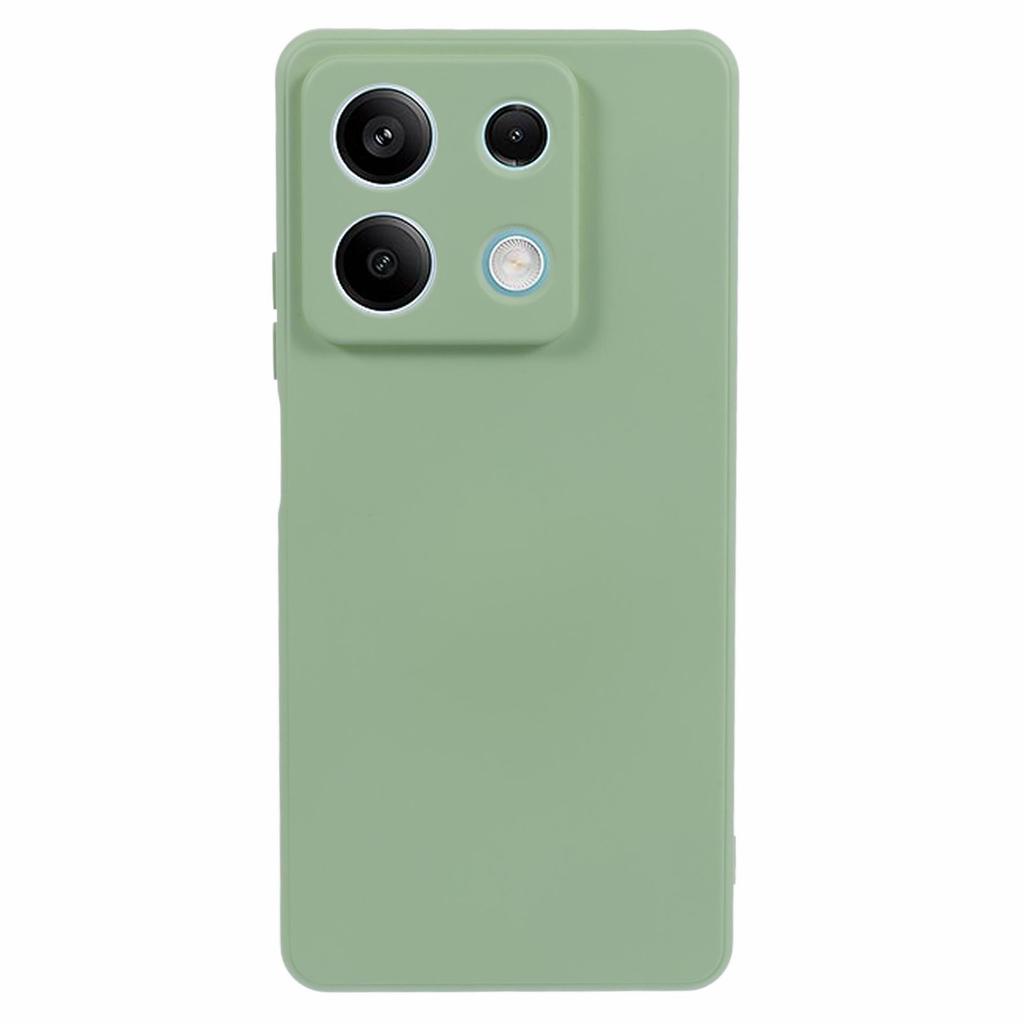 For Xiaomi Redmi Note 13 Pro 5G/Poco X6 5G TPU Phone Cover Rubberized Case with Soft Fiber Lining