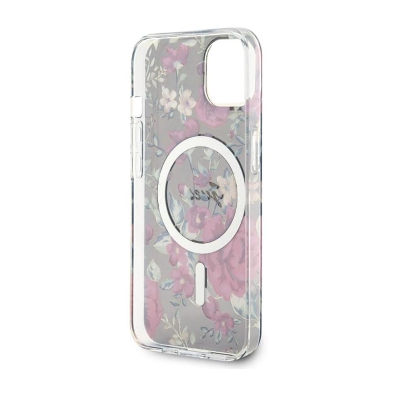 Guess Flower Magsafe - Etui Iphone 14 (Zielony)