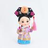 Chinese Qing Dynasty Princess Silk Doll, Folk Craft Beijing Souvenir National Trend