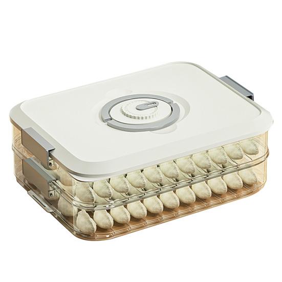 Nádoba na uzeniny Úložný box na knedlíčky Vícevrstvý design bez BPA Stohovatelný Dobré těsnění