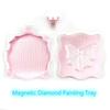 With Lid Diamond Painting Bowknot Tray Embroidery Storage Flip Drill Tray  for Nail Art Accessories