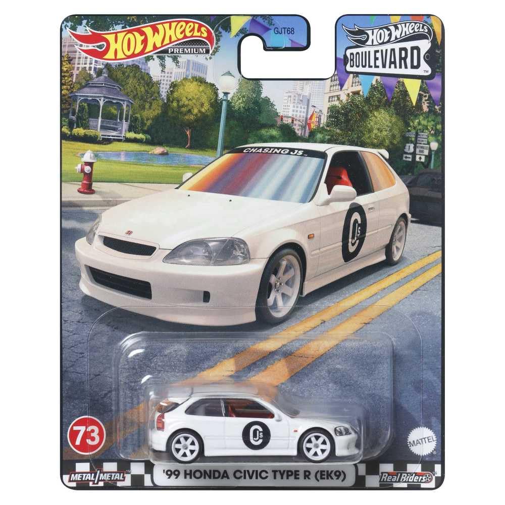 Hot Wheels Boulevard Honda Civic Type R 3 and HKF19 - '99 (EK9) [Ages up]