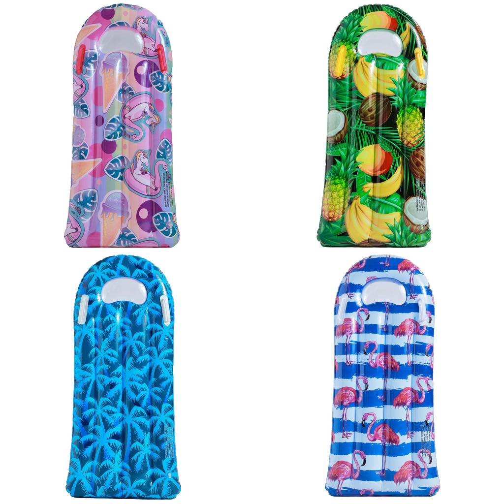 Thickened Inflatable Child Surfboard Floating Handle Float Board Water Slide Board Swimming Equipment Swimming Ring Unicorn