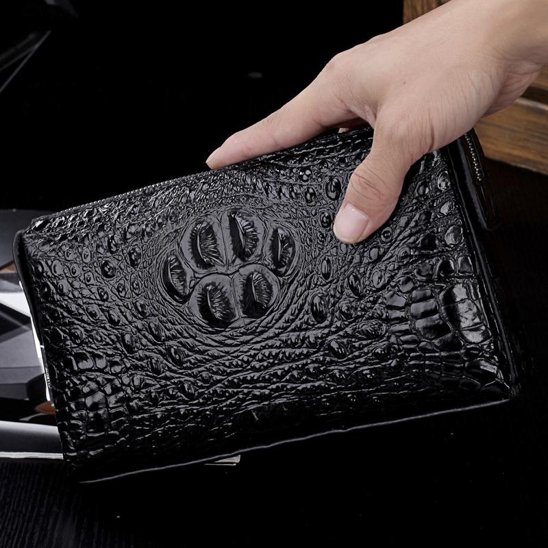 Leather Men's Clutch Bags Long Phone Bags Women's Clutch Bags Coin Purse Credit Card Bag Women's Wallet Men Leather Bag