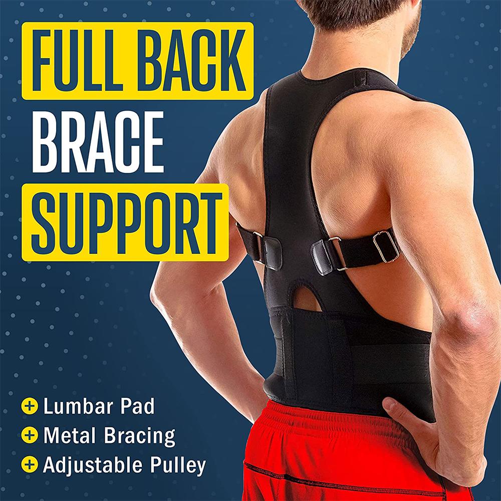 Adjustable Posture Corrector Belt Back Brace Support For Shoulder Pain Relief And Posture Straightener