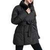 Women's Faux Suede Button Jacket Oversized Gathered Hem Short Length Coat Casual Vintage Outerwear With Pockets