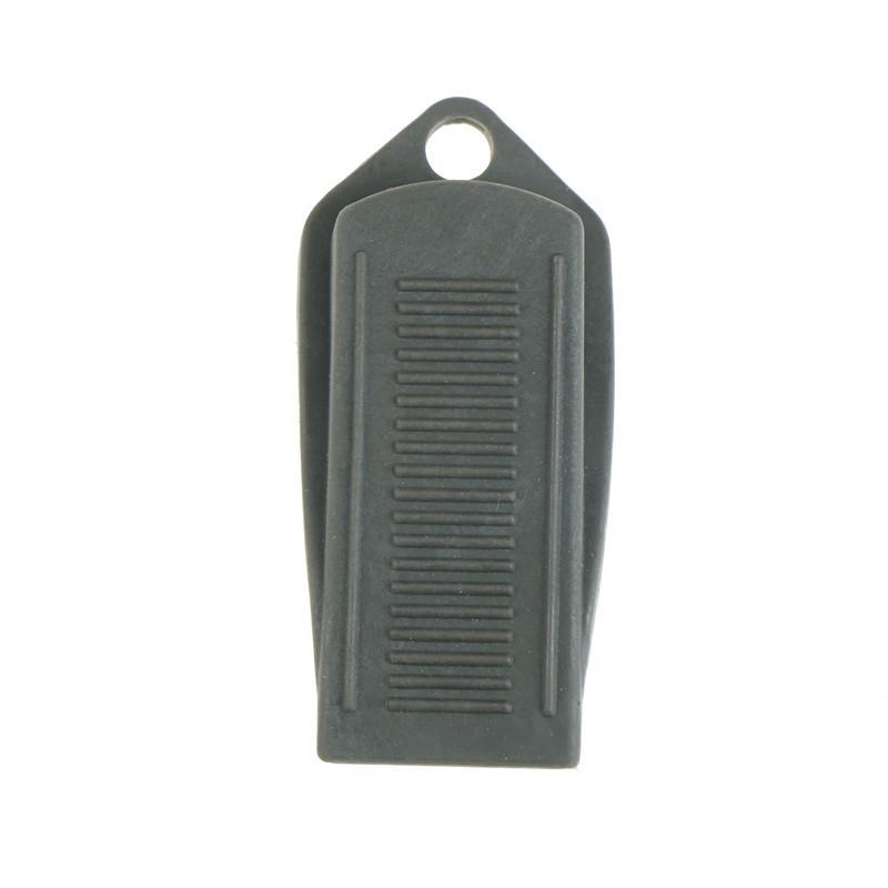 

Специальный резиновый дверной стопор надежно защищает от травм от ударов пальцев серый