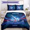 Crystal Palace Football Printed 3 Pieces Bedding Set, Comfortable Skin Friendly Bedroom Duvet Cover Set