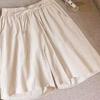 Women Shorts Summer Casual Two Pockets High Waist Soft