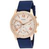 Guess Three-Hand Blue Silicone Strap Women's Quartz Watch - W1135L3