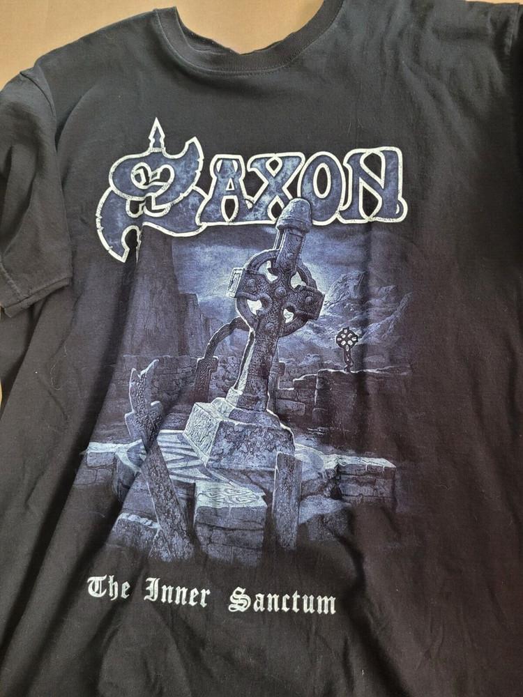 Saxon Band The Inner Sanctum Tour Unisex Shirt Cotton Adult S-5XL GS077 Unisex T-Shirt XXXXL
