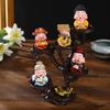 Xile Wufu God of Wealth Figurines for Home and Office Decoration