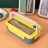 Large Capacity Multifunctional Lunch Box with Portable Cutlery and Sealed Compartments