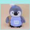 Cute Fishing Chef Drawing Penguin Cartoon Plush Doll Gift For Kids