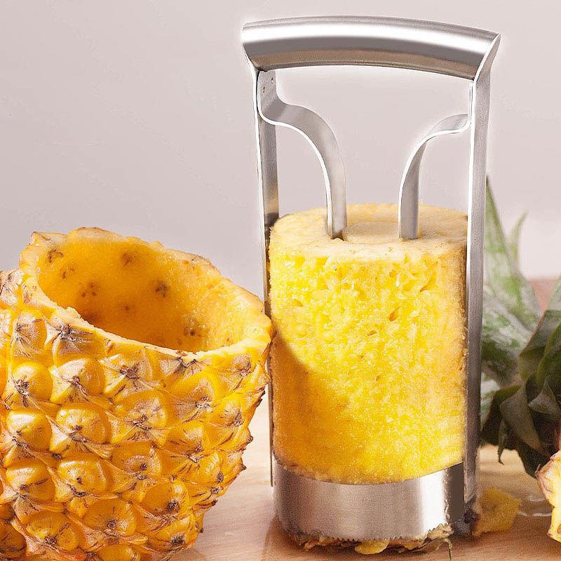 Pineapple Peeler Cutter Corer Remover Machine Stainless Steel Knife Slicer