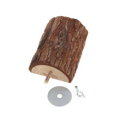 Haustier Papagei Natürlicher Holzvogelkäfig Sitzstangen Standplattform Wellensittich Wellensittich Ratte Spielspielzeug
