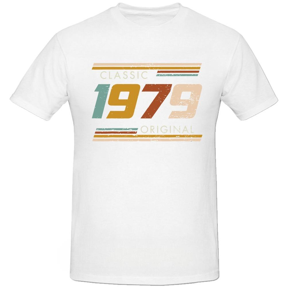Made in 1979 Limited Edition 45th Birthday Cassette Tape T Shirts Summer Graphic Cotton Streetwear Short Sleeve Tshirt Men