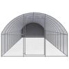 Vidaxl Gabbia Esterna Per Polli, 3X16X2 M, Acciaio Zincato