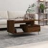 VidaXL Coffee Table Brown Oak 90x49x45 Cm Engineered Wood 831027
