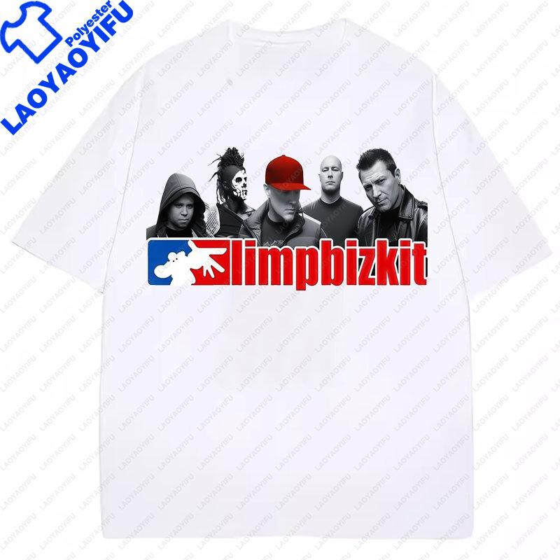 Limp Bizkit Oversized Printed Graphic T Shirts Unisex Unisex Rock Metal Band Fan Gifts Shrot Sleeved Summer New Style Y2k Clothes