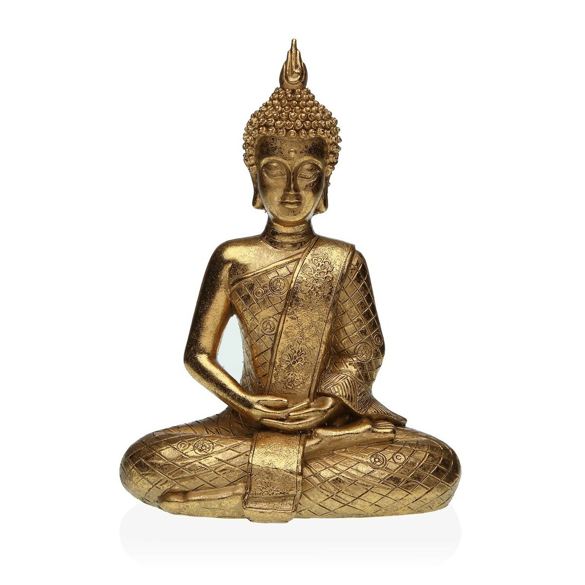 

Декоративная статуэтка Versa Gold Buda 12 х 29 х 21 см Смола TU прозрачный