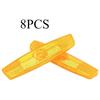 1/4/8Pcs Orange Bike Spoke Reflectors Safety Warning Bicycle Wheel Lights Bicycle Spoke Reflector for Night Cycling Accessories
